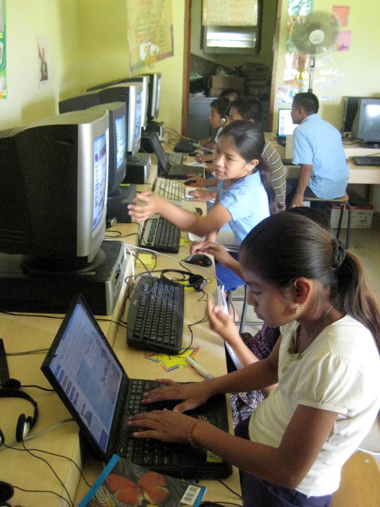 During this most recent visit RCI donated four additional computers and a high speed laser-jet printer to the center.